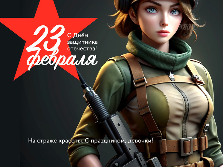 New! Открытка с 23 Февраля 02