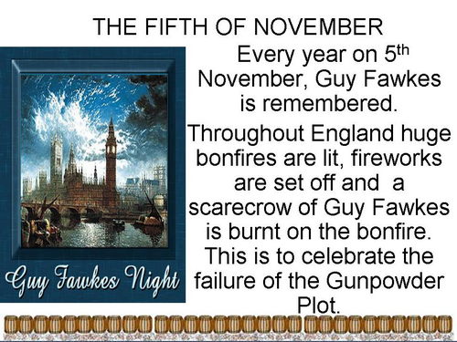 Guy Fawkes Day, Guy Fawkes' Night, Bonfire Night /День Гая