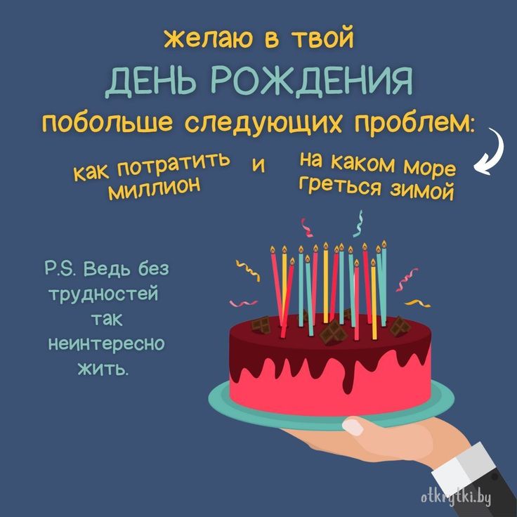 Остроумная веселая картинка с днем рождения | Happy birthday