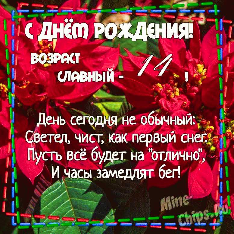 Видео поздравления с днем рождения парню 14 лет — скачать