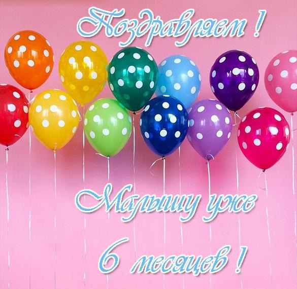 Открытки Внуку 6 Месяцев