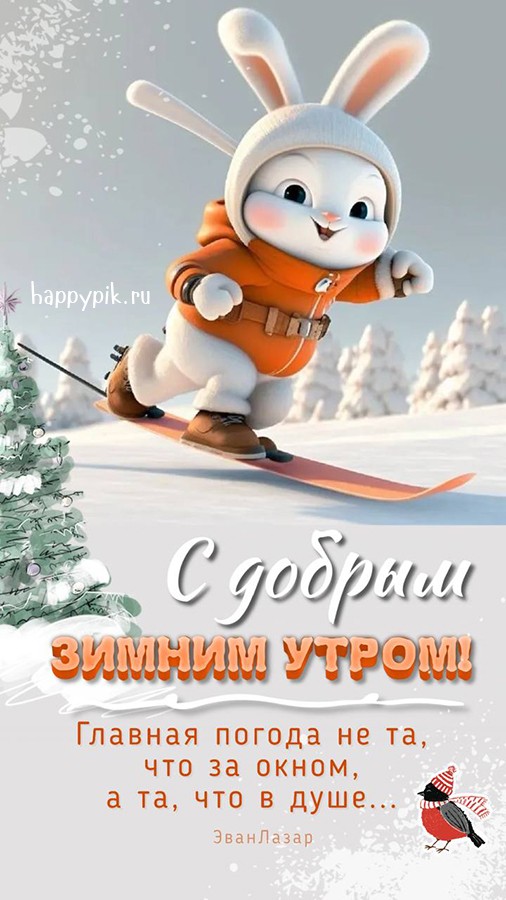 Гифки Доброе зимнее утро