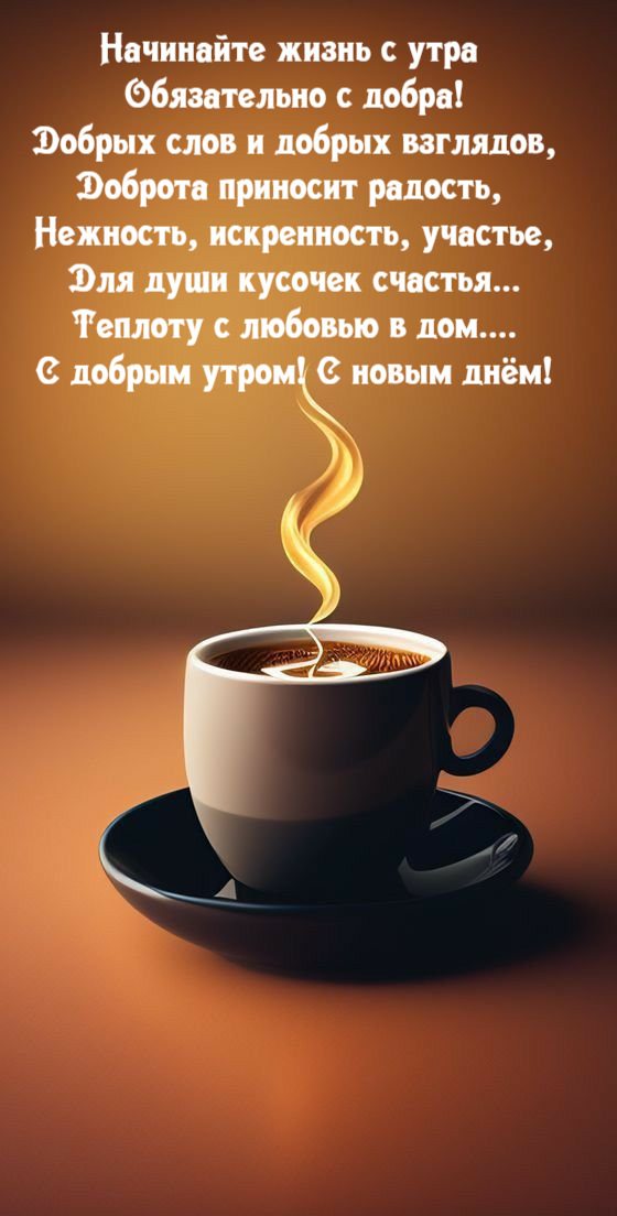 Красивые картинки Доброе утро ☀️☕