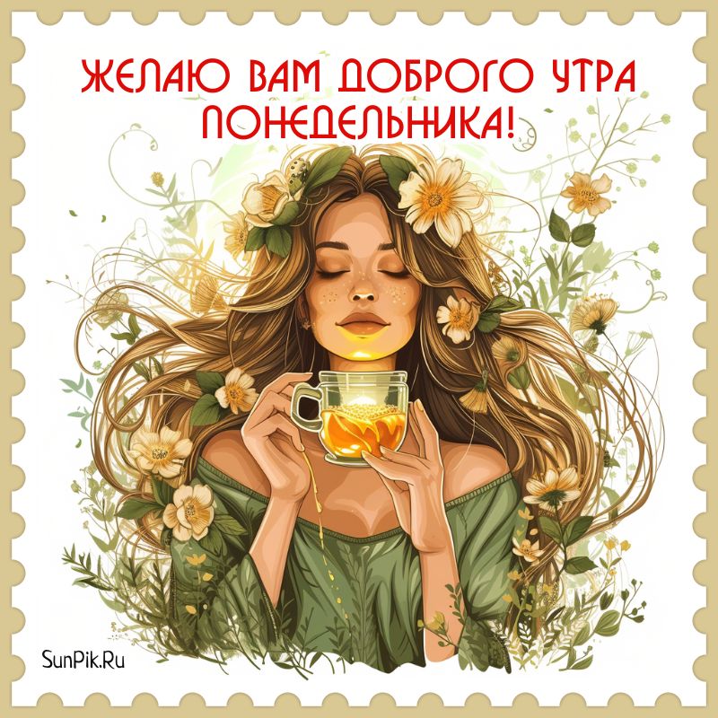 🌺 Легкого понедельника и удачной недели