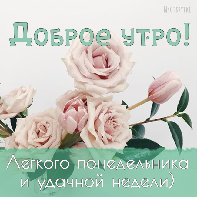 Открытка доброе утро женщине 