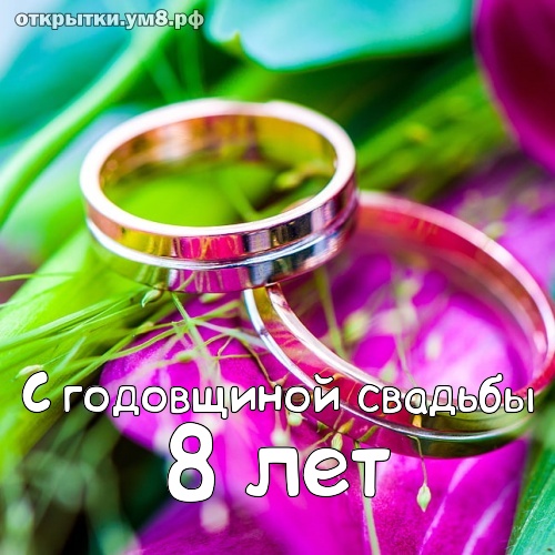 С годовщиной свадьбы 8 лет! Ненаглядная