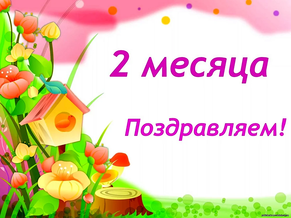 Открытки 2 Месяца Мальчику