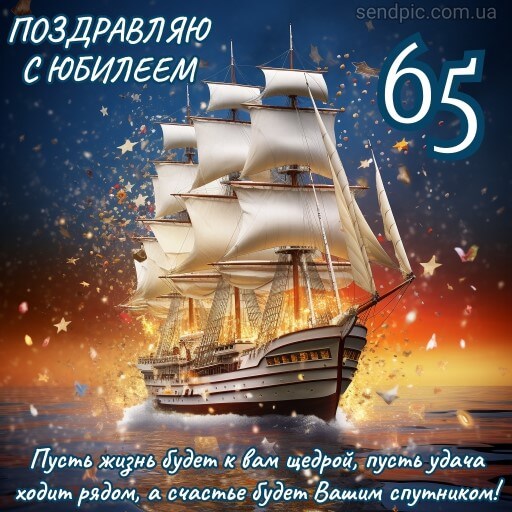 Поздравление с юбилеем мужчине 65