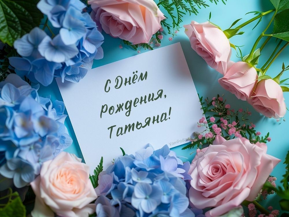 Поздравление С Днем Рождения Татьяне!😍🌷 Шикарное