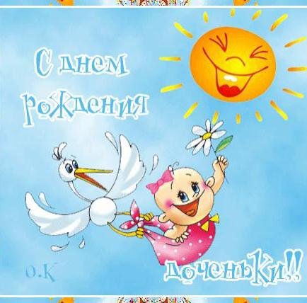 Открытки С днём рождения дочери для мамы 🌸