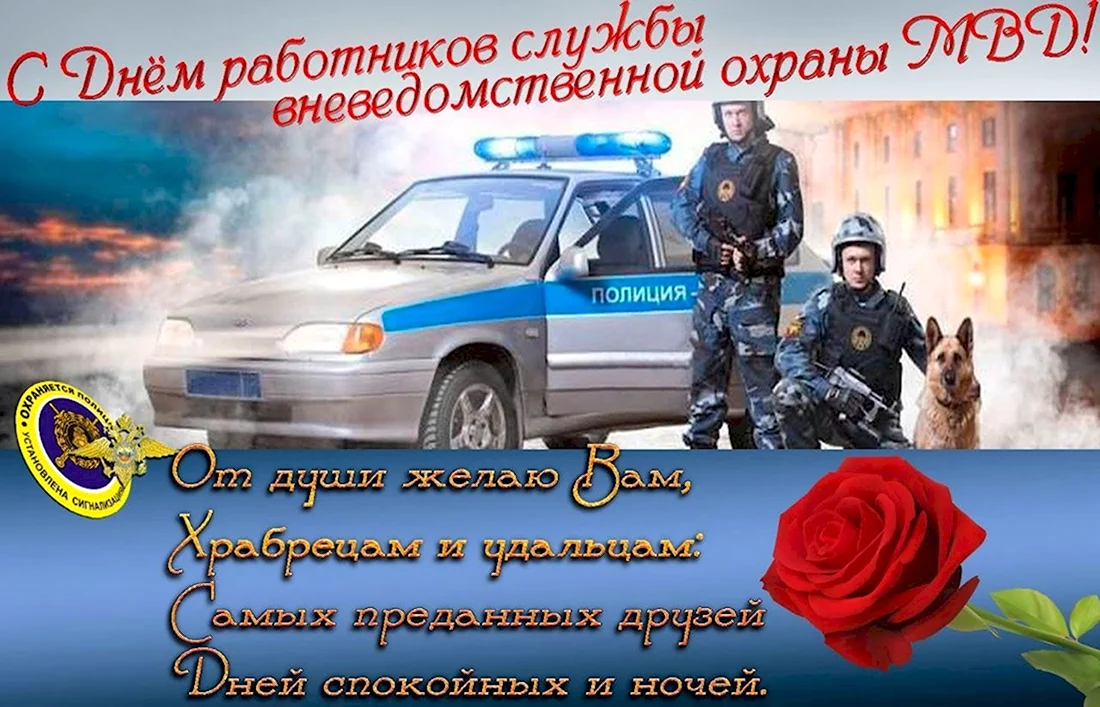 Поздравляю с Днем вневедомственной