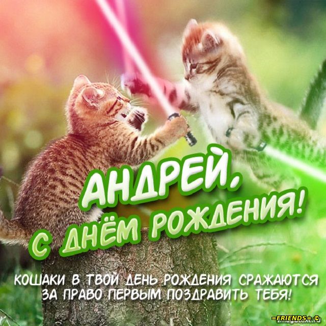 Открытки С Днем Рождения Андрей