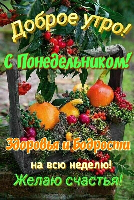 Открытка С понедельником!