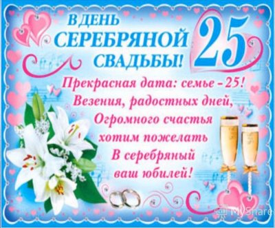 СЕРЕБРЯНАЯ СВАДЬБА