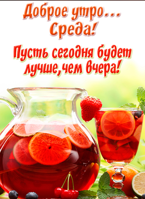 Прикольные пожелания к среде — 45 шт | Красивые открытки и