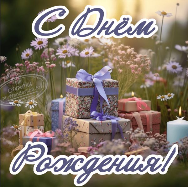 💗 Открытка со стихом ко дню рождения! Скачать бесплатно